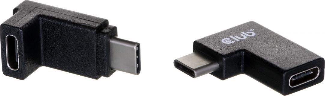 Adapter USB Club 3D USB-C - USB-C Czarny (CAC-1528)