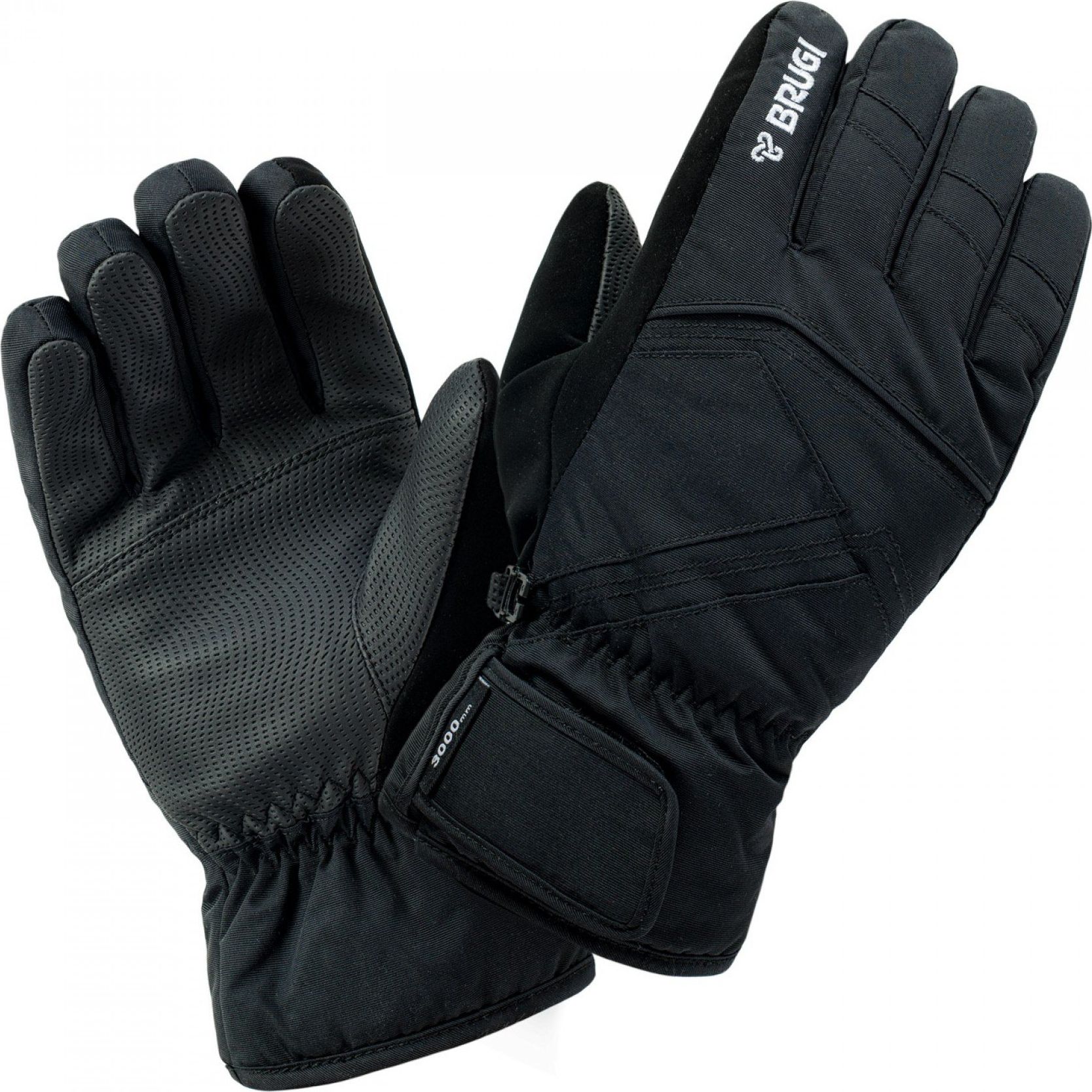 Brugi Rękawice narciarskie 1ZEU Y45-Black r. 38