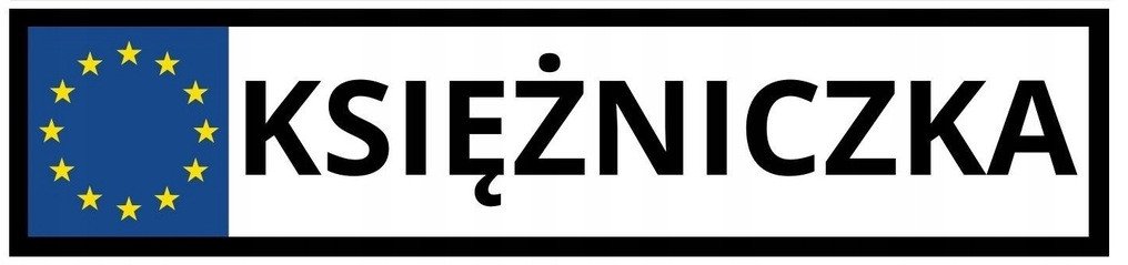 TABLICA REJESTRACYJNA KSIĘŻNICZKA pojazd auto akumulator dla dzieci