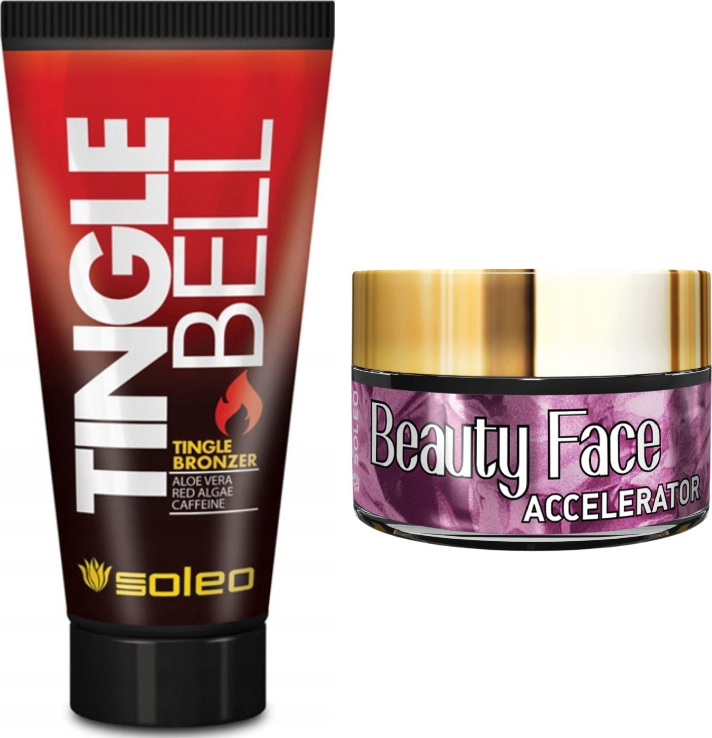 Soleo Soleo Tingle Bell Bronzer + Słoiczek Beauty Face