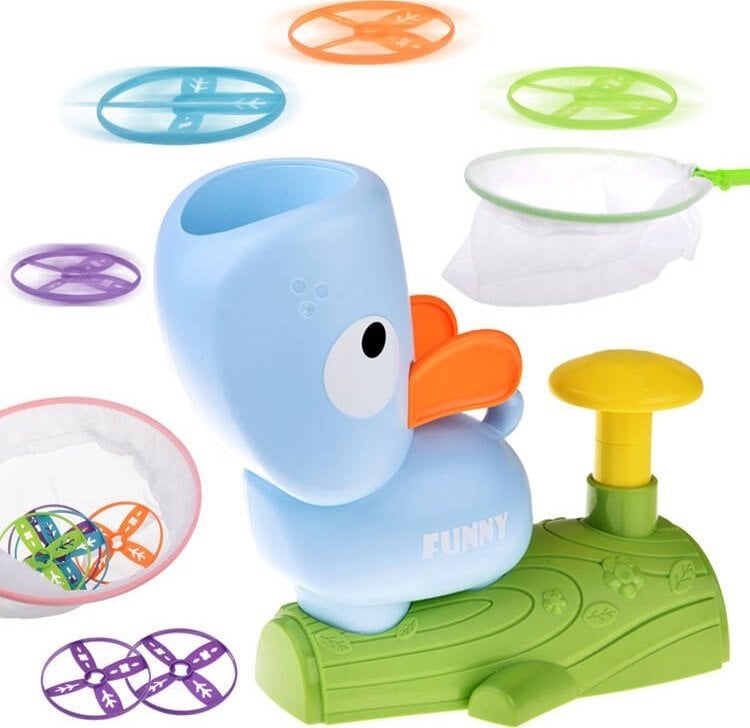 Jokomisiada Rodzinna gra zręcznościowa wyrzutnia dysków piesek ZA4696