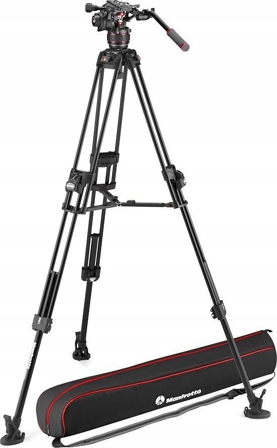 Statyw Manfrotto Zestaw 645 Alu Fast Twin + głowica 608 środ rozp