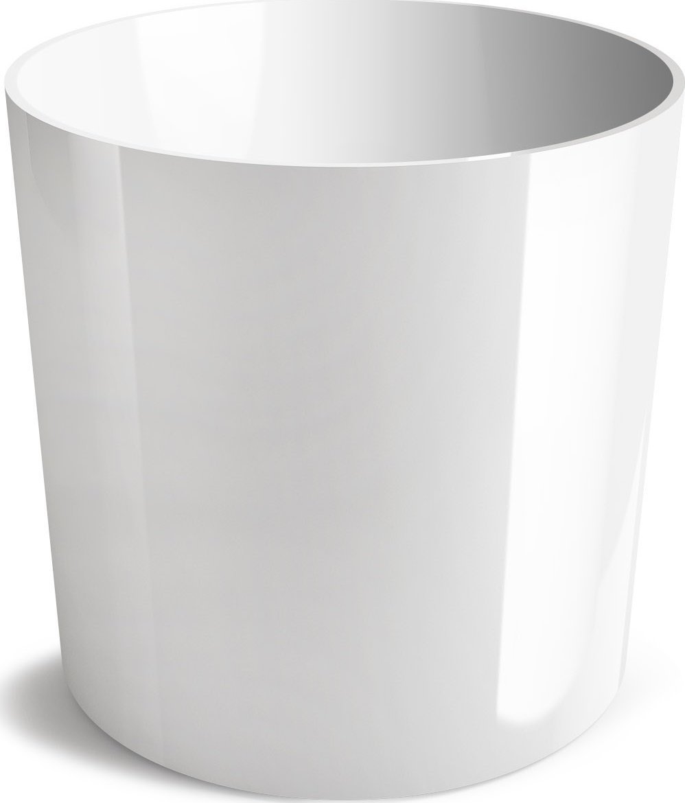 Doniczka okrągła CYLINDER DCR15 PP Donica Kwietnik