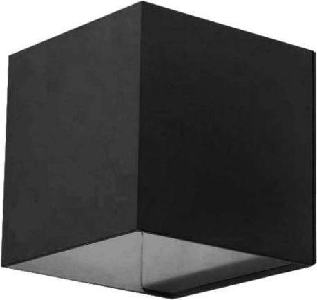 Kinkiet Shilo Kinkiet LAMPA ścienna KANI 4428 Shilo metalowa OPRAWA kostka cube przyścienna czarna