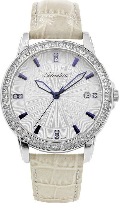 Zegarek Adriatica Zegarek Damski Adriatica na Pasku A3416.52B3QZ - Swarovski Zegarek Swiss Made