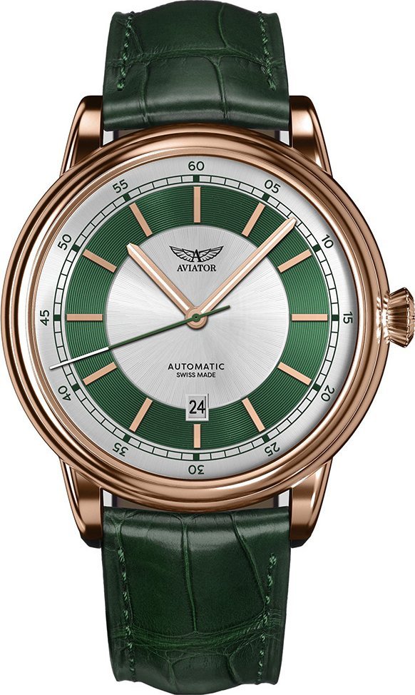 Zegarek Aviator Zegarek męski Aviator V.3.32.2.271.4 zielony