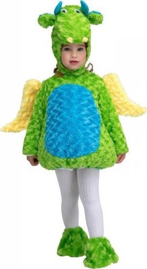 Kostium dla Dzieci My Other Me Smok 5-6 lat Pluszak