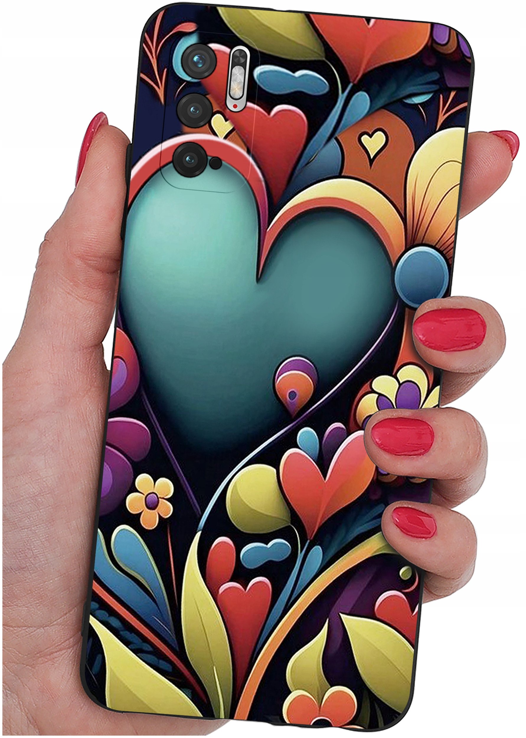 ETUI do Xiaomi Redmi Note 10 5G | WZORY | SILIKONOWE MATT CASE + SZKŁO 9H