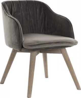 DKD Home Decor Krzesło DKD Home Decor Szary Drewno kauczukowe (52 x 55 x 72 cm)