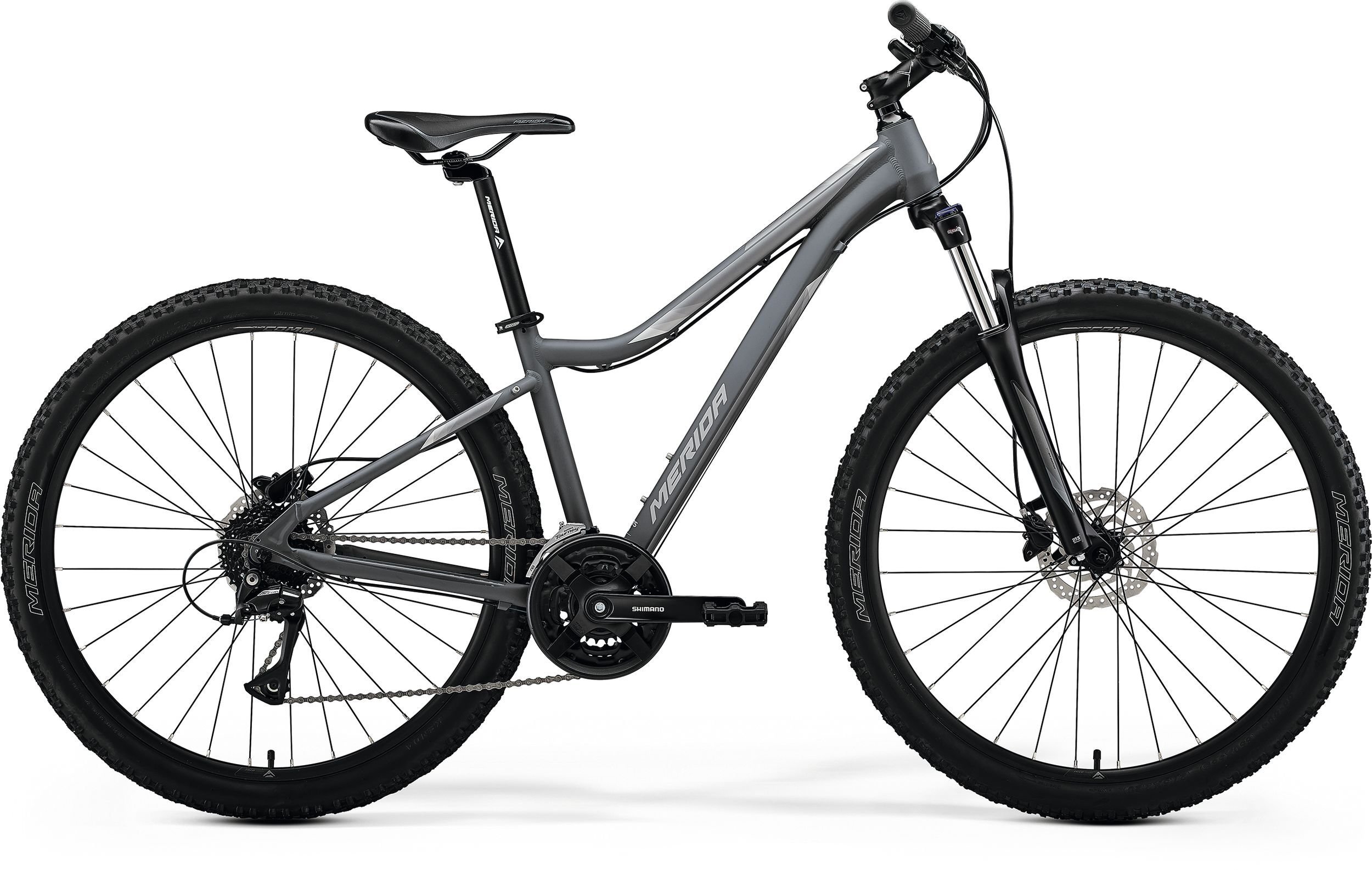 Merida Matts 20 2024 komfortowy hardtail 27,5 dla początkujących MTB Wybierz rozmiar ramy: L, Wybierz kolor: MATT COOL GREY(SILVER)