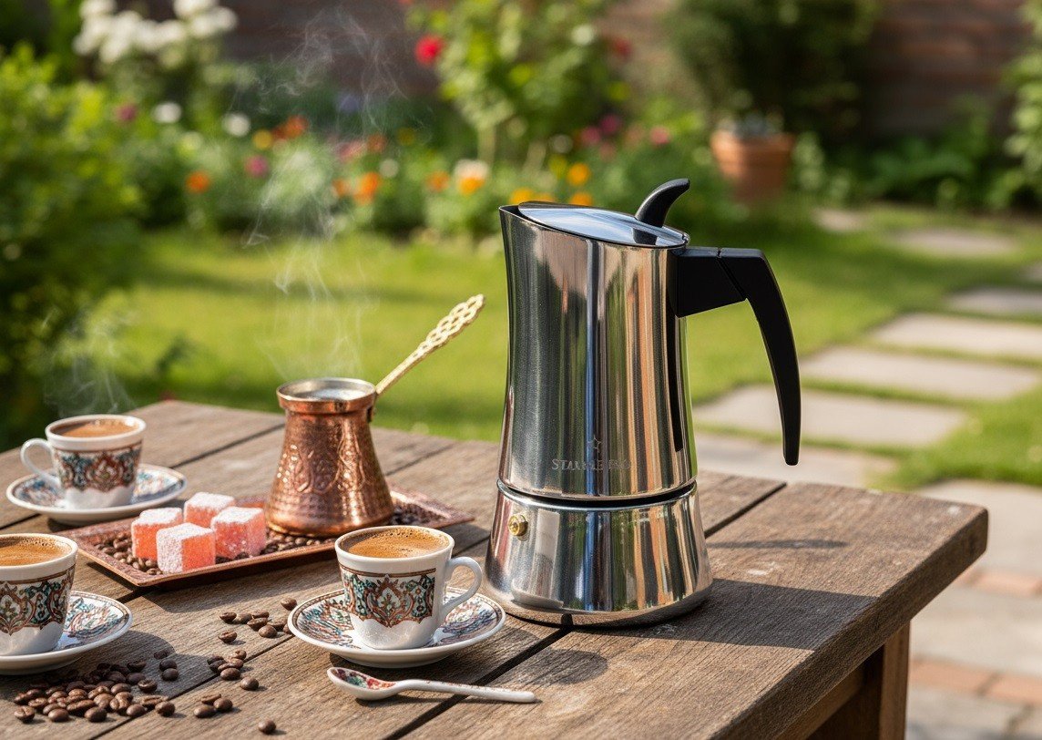 Kawiarka nierdzewna 300 ml Robusta na indukcję