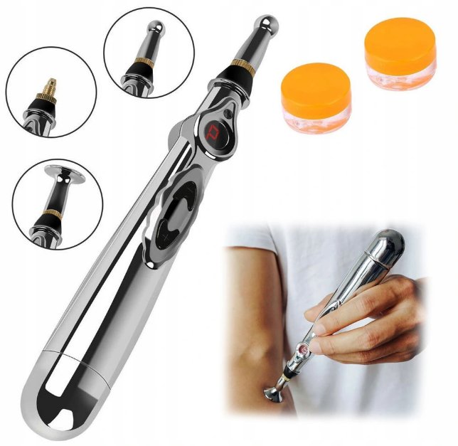 15824 MASAŻER DŁUGOPIS DO AKUPUNKTURY ELEKTROSTYMULACJA