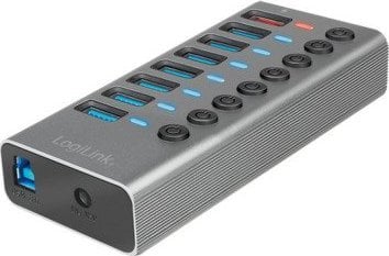 HUB USB LogiLink LogiLink USB 3.2-Hub 7+1 Port m. Ein/Aus Schalter Gen1