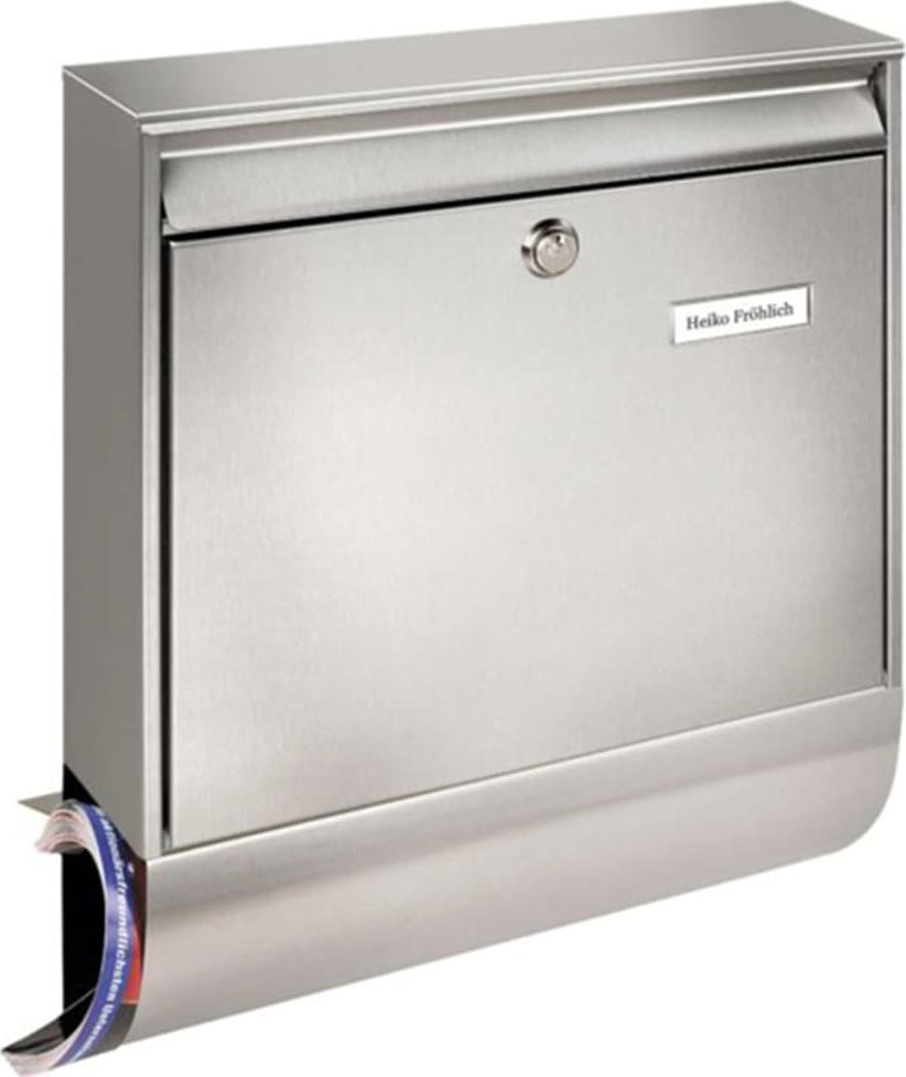 Burg-wachter BURG-WCHTER Skrzynka na listy Borkum-Set 38770 Ni, stal nierdzewna