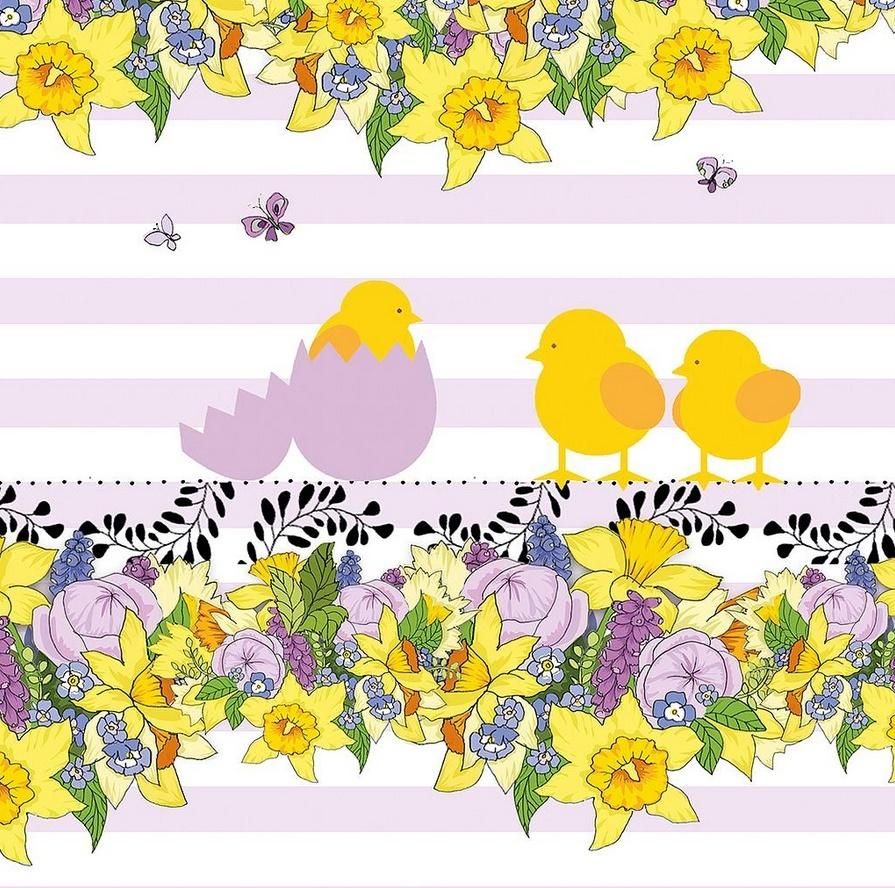 Clear Creation Karnet Swarovski Wielkanoc kurczaki