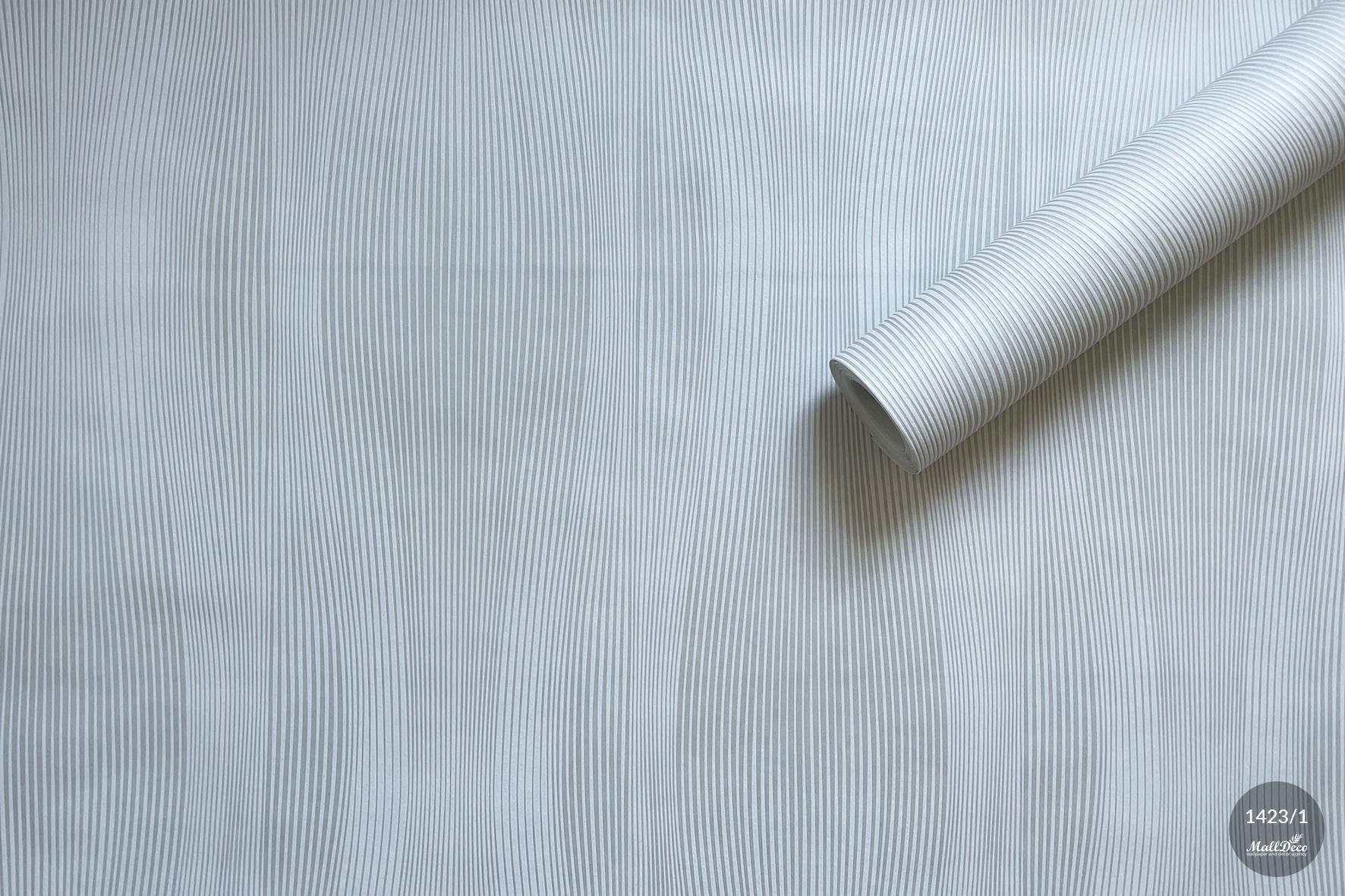 MallDeco TAPETA WINYLOWA WZÓR PANA, JASNOSZARA