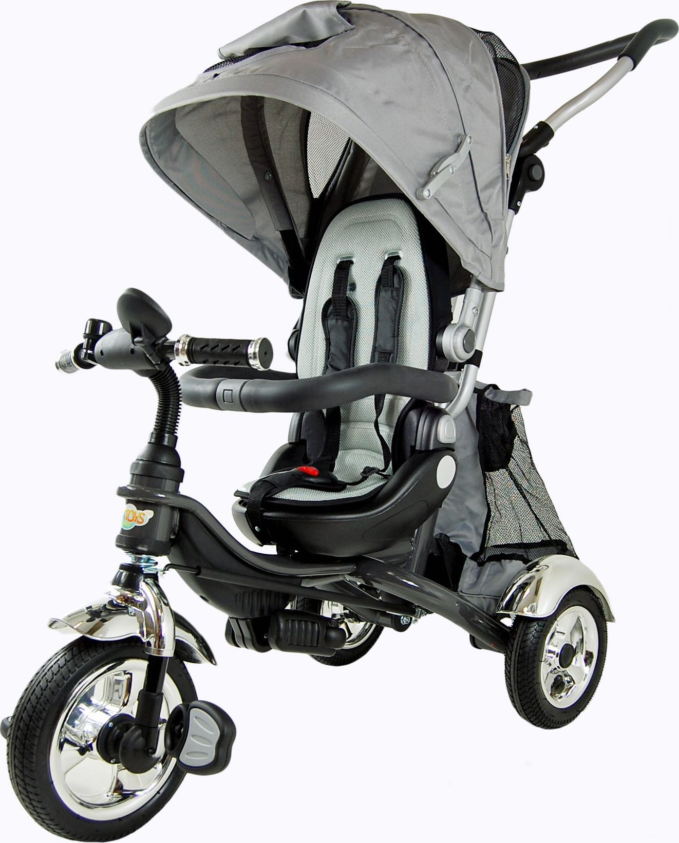 Super-Toys Exclusive Rowerek Trójkołowy Szary