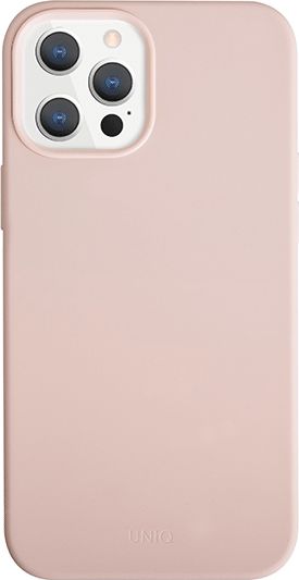 Uniq UNIQ etui Lino Hue Apple iPhone 12 Pro Max różowy/blush pink Antimicrobial