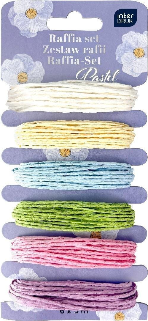 Zestaw rafii 6x5m Pastel