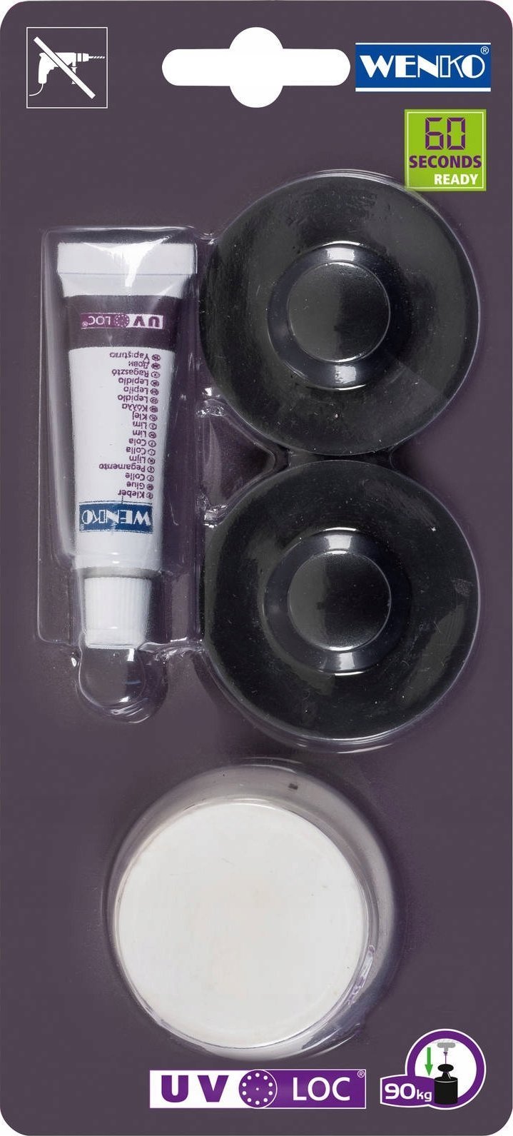 Wenko Elementy montażowe UV-Loc, adaptery, WENKO