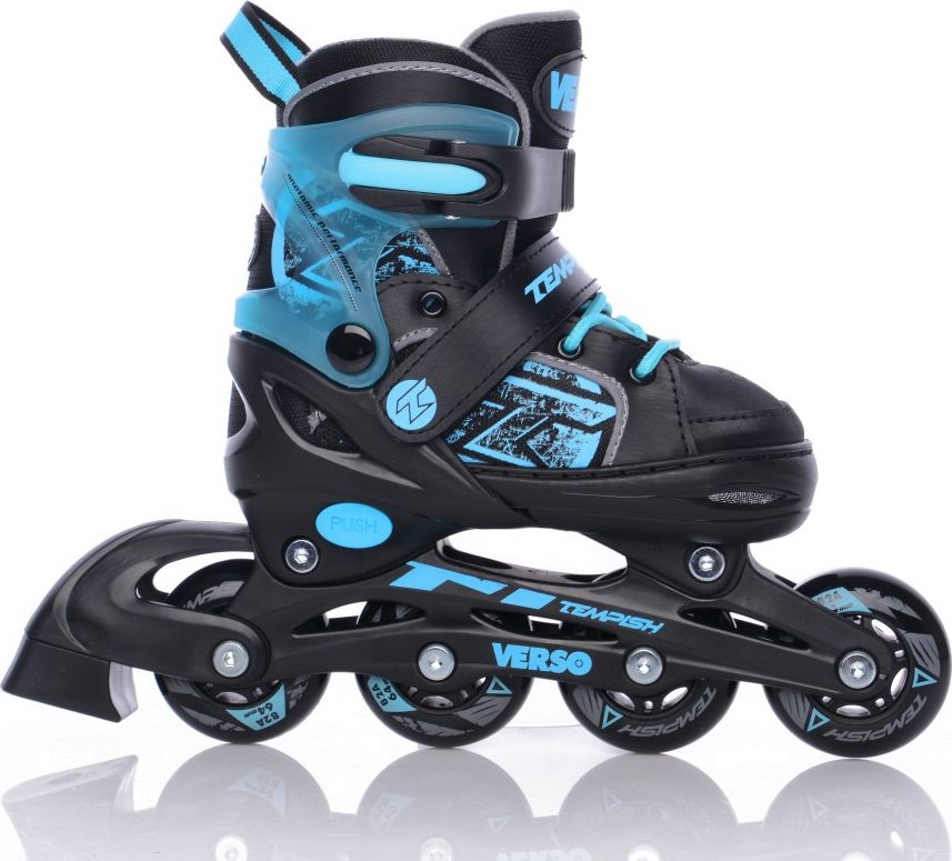 Rolki Tempish Verso Triple II 3w1 z wymienną płozą regulowane niebieskie r. 34-37