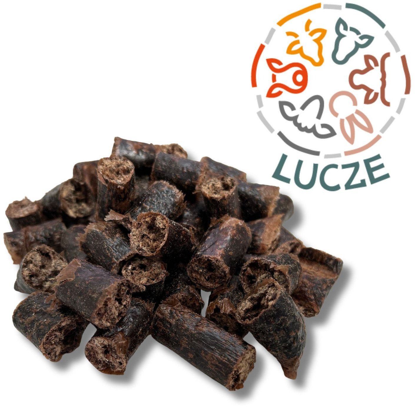 Lucze mini rollsy z koniny suszone 100% naturalne 100g