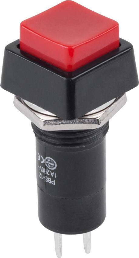 Złącze przełącznik PBS 12A-CZERW.