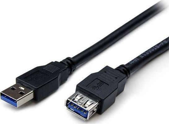 Kabel USB Hertz USB-A - USB-A 1.8 m Czarny (667-uniw)