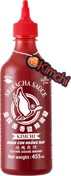 Flying Goose Sos chili Sriracha z kimchi, bardzo ostry 455ml - Flying Goose