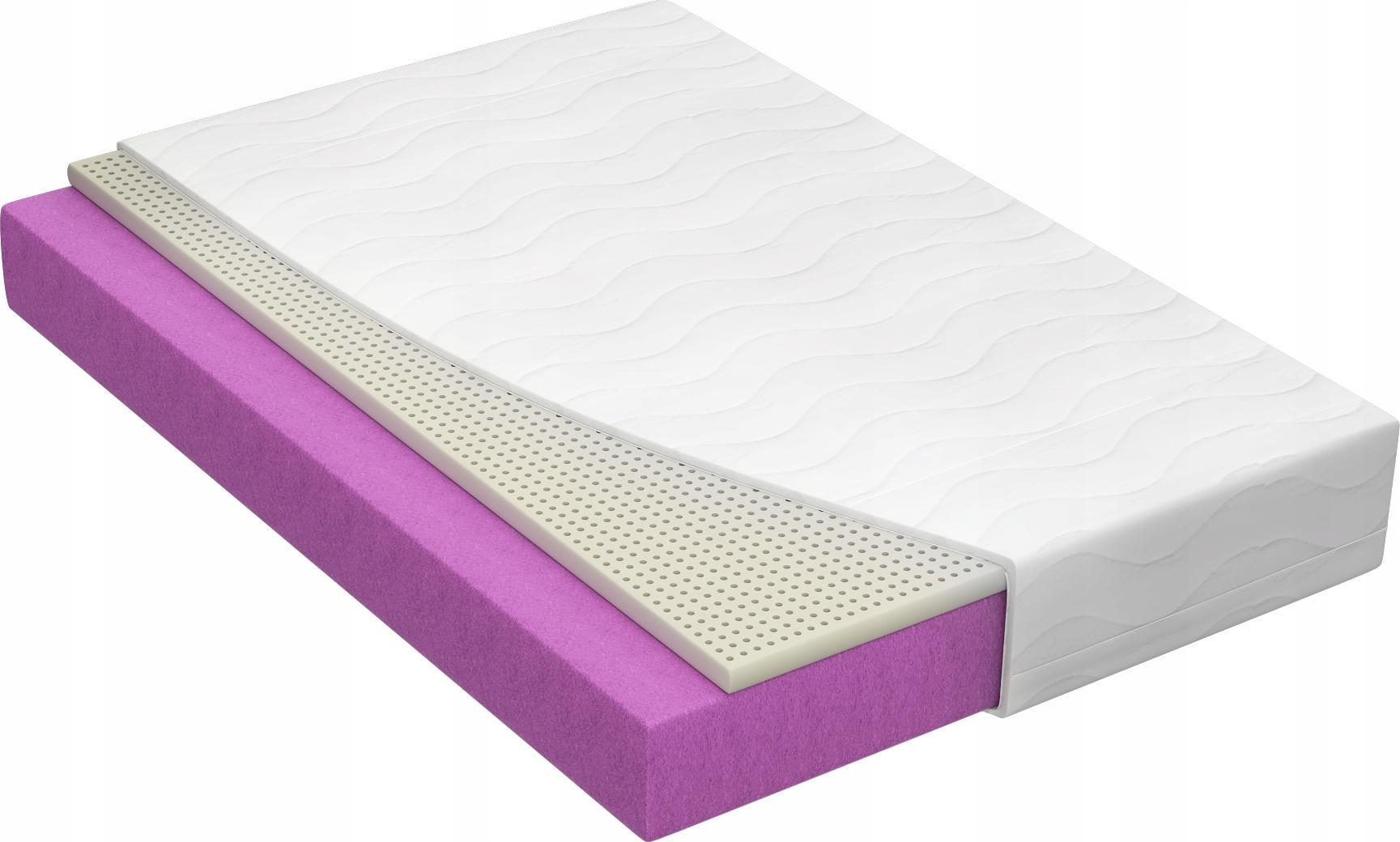 YRKE Materac piankowy BERLIN H4 YRKE 130x200 cm