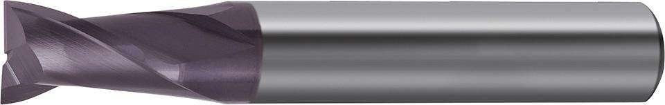 Frez trzpieniowy,krótki DIN6527, pełnowęglikowy, 2-ostrz.,chwyt HA 6mm FORMAT