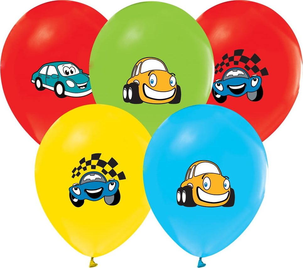 GoDan Balony Samochody z kreskówek 5 szt. Godan