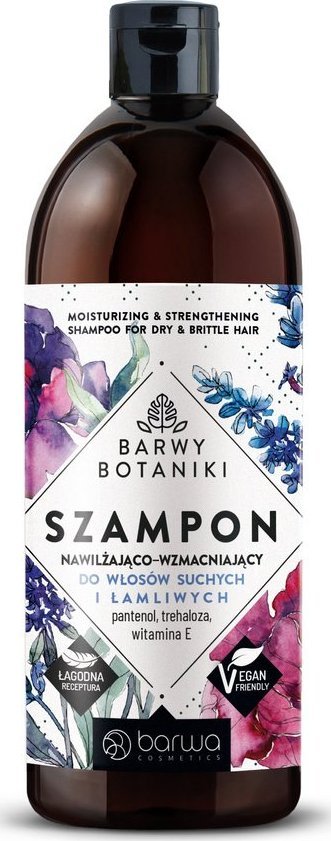 Barwa BARWA Barwy Botaniki Szampon nawilżająco - wzmacniający do włosów suchych i łamliwych 480ml