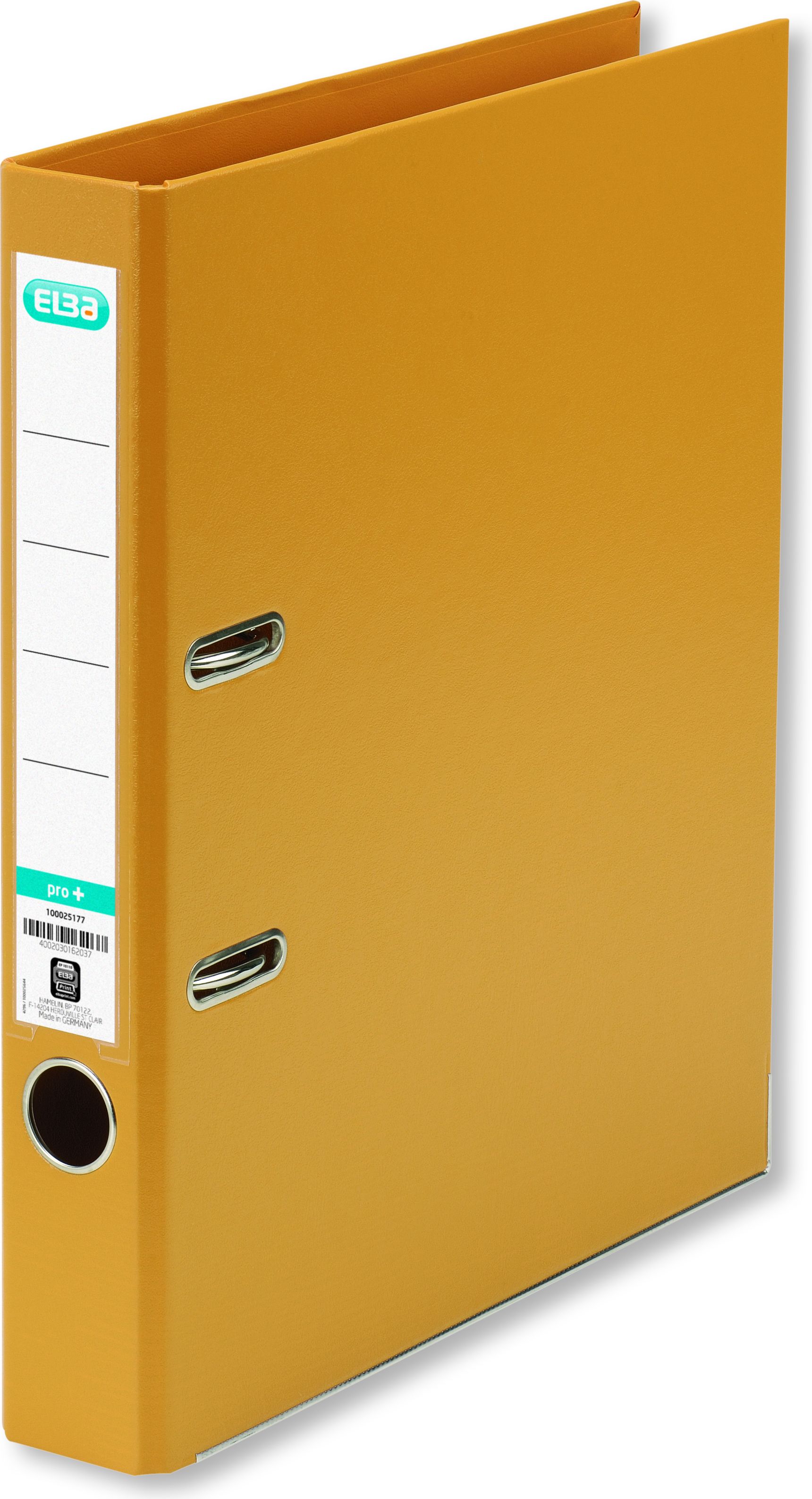 Segregator Elba Pro+ dźwigniowy A4 50mm pomarańczowy (HAME0630)