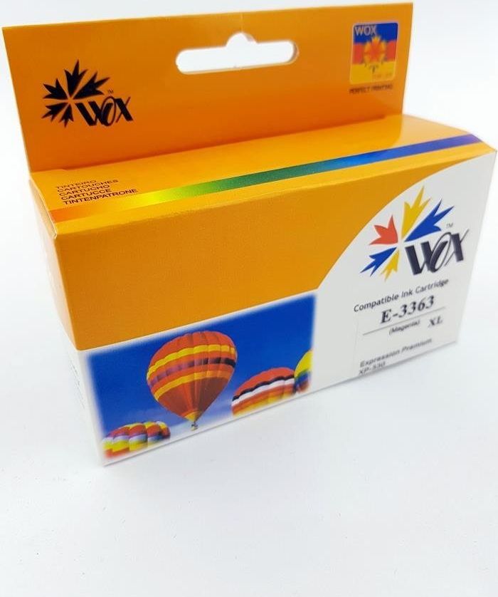 Tusz THI Zgodny Tusz Magenta do Epson XP530 XP630 XP635 XP830 / T3363 (33XL) C13T33634010 / Czerwony / 16ml / zamiennik uniwersalny