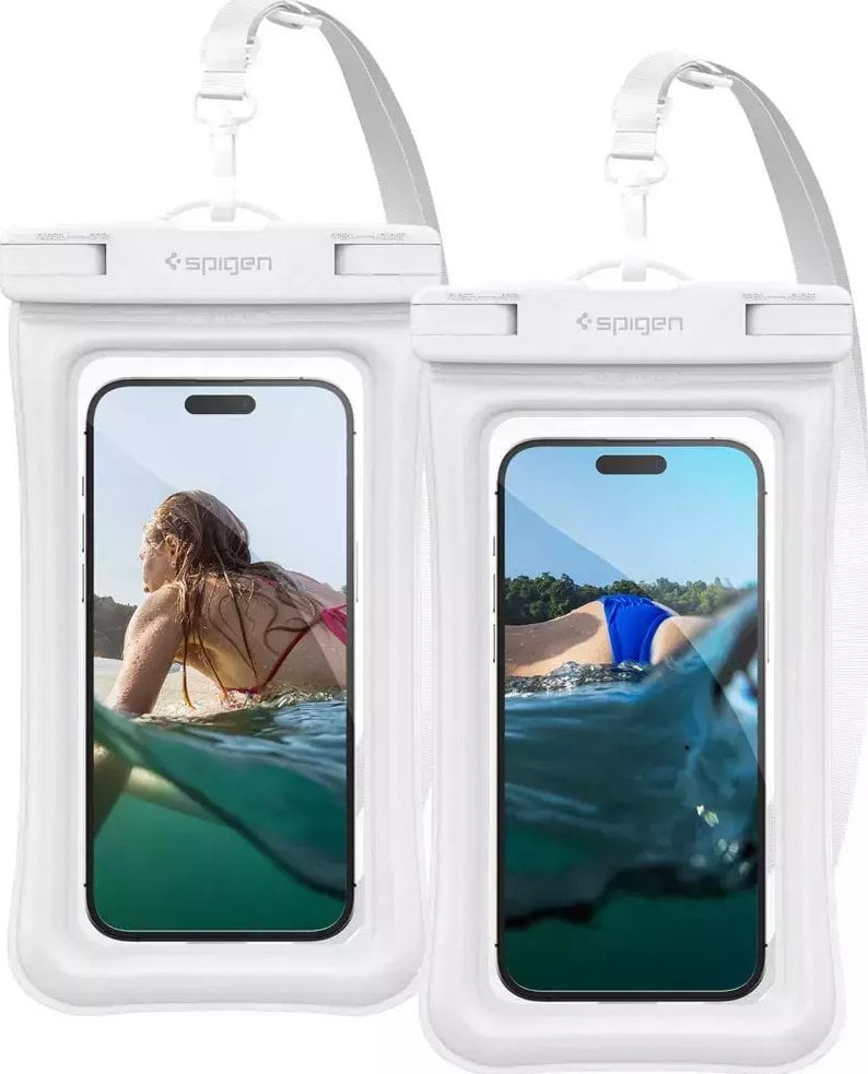 Spigen Spigen Aqua Shield WaterProof Floating Case A610 2 Pack, white
