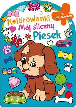 Wilga Mój śliczny piesek. Kolorowanka z wykrojnikiem