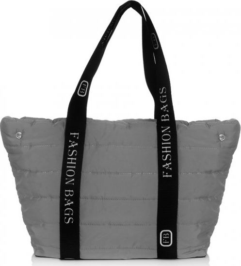 Solome DAMSKA TOREBKA PIKOWANA WOREK SOLOME CIEMNO SZARA