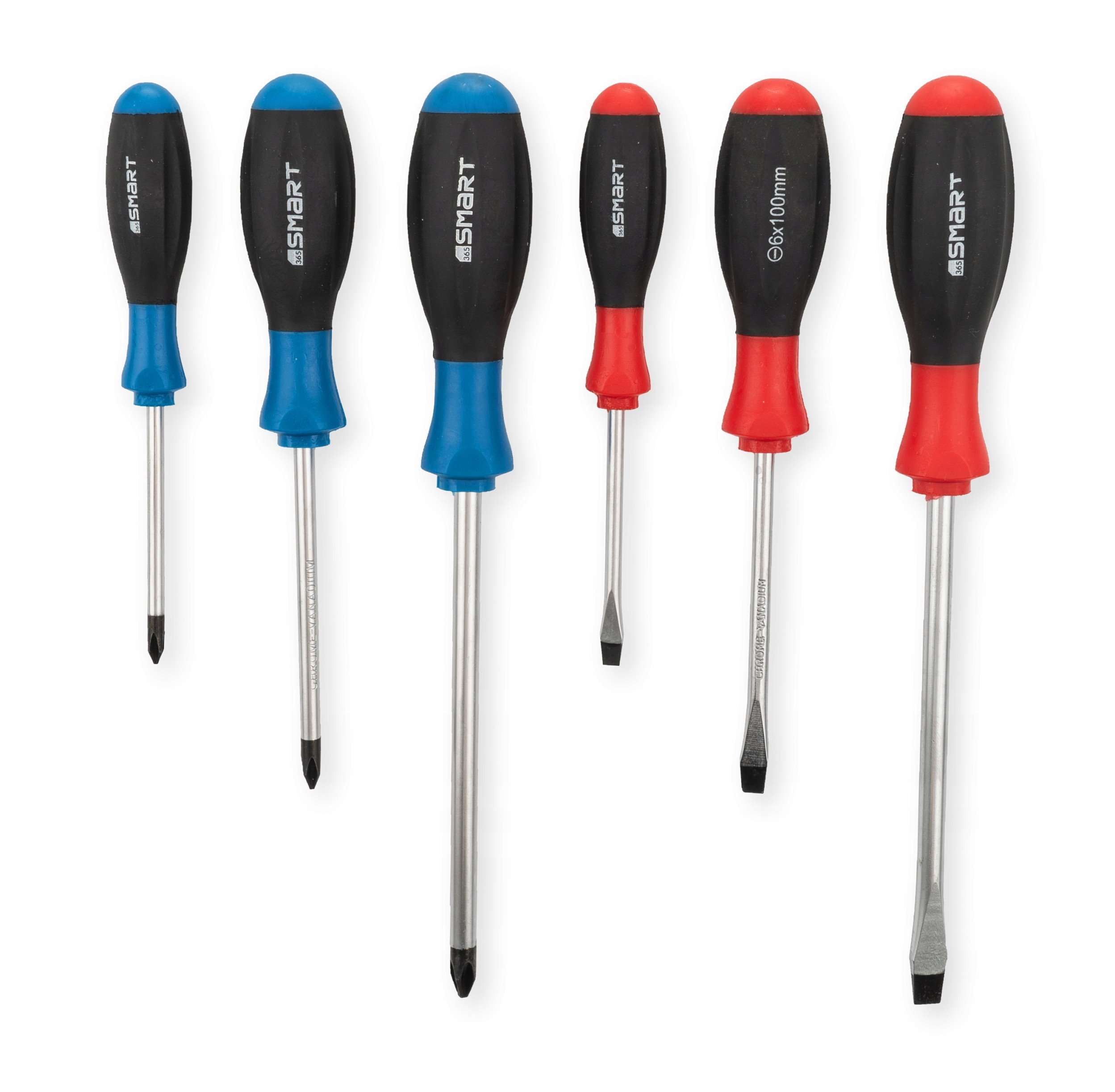 zestaw wkrętaków ślusarskich 6 szt., 3xsl, 3xph