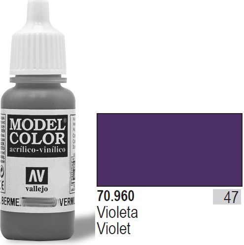 Vallejo Farba Nr47 Violet Matt 17ml - 70960