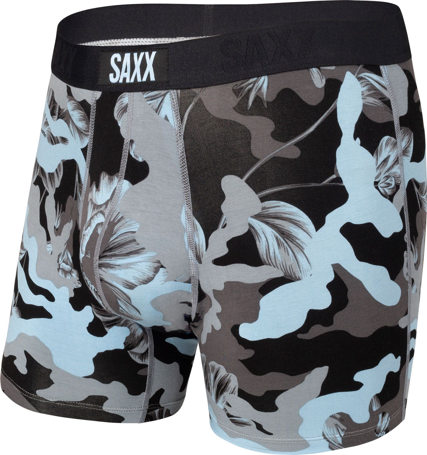 SAXX VIBE BOXER BRIEF BLUE CAMO FLORA L
