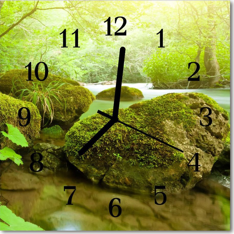 Tulup Zegar szklany ścienny Cichy Natura Natura 30x30 50530261