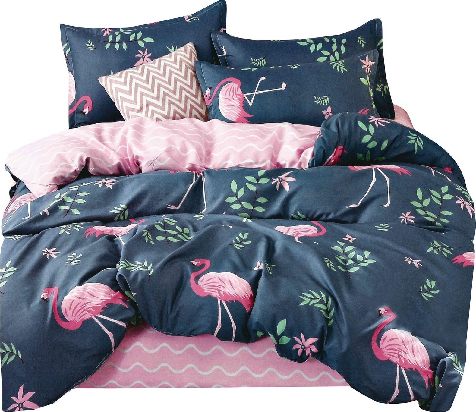 Łóżkoholicy Pościel Satynowa Melita 029 160x200NP 4 części