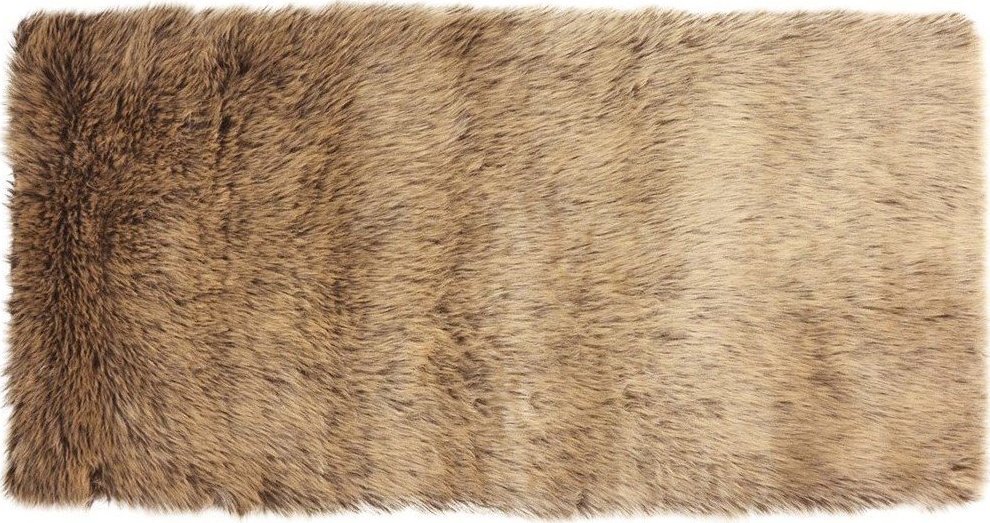 kontrast Dywan jak futro gęsty shaggy Alaska 60X120 Beżowy