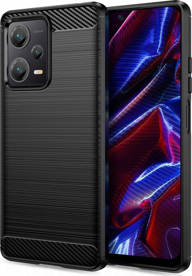 Braders Etui Tpucarbon Braders do Xiaomi Redmi Note 12 / Poco X5 5G Black