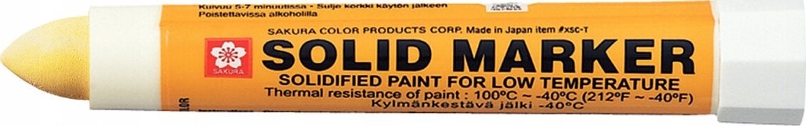 Sakura Marker Solid żółty do niskich temperatur, Sakura
