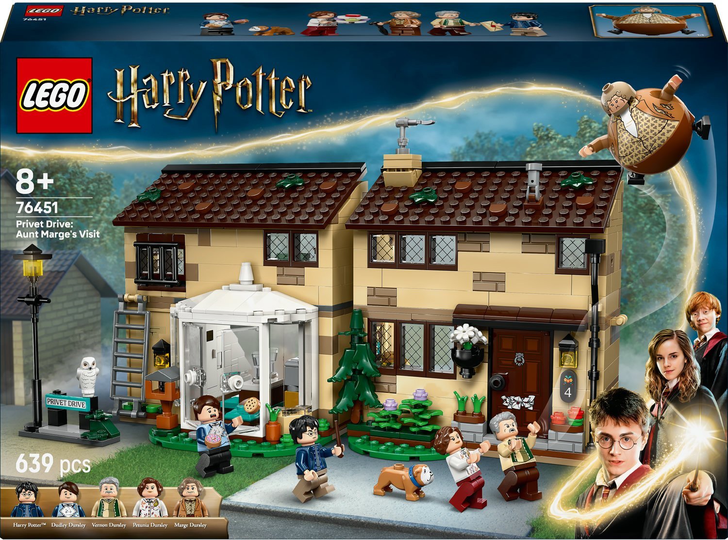 LEGO Harry Potter Privet Drive: Wizyta ciotki Marge (76451)