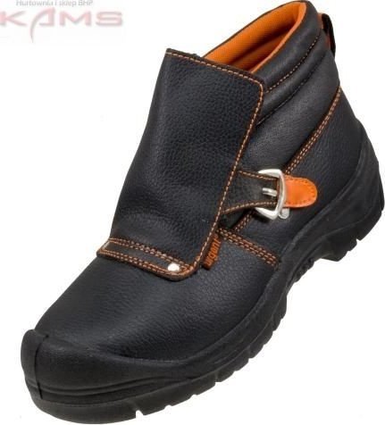 URGENT 115 S1P Urgent - skórzane buty robocze spawacza z metalowym podnoskiem 42