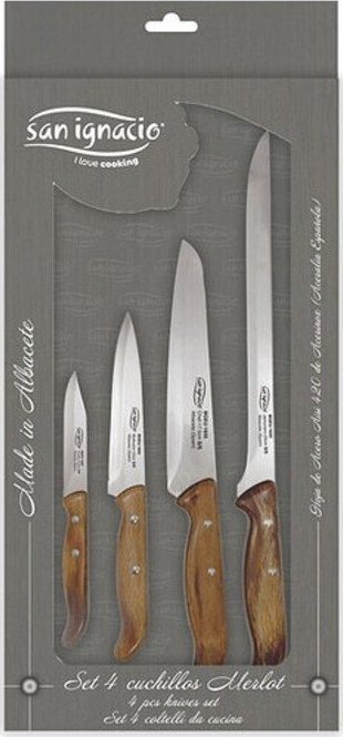 San Ignacio Zestaw noży San Ignacio Merlot Stal nierdzewna (4 pcs)