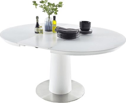 MCA Meble Rozkładany stół okrągły WARS 120 cm